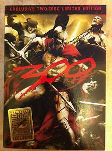 300 San Diego Comic Con SDCC Exclusive Limited 2 Discs DVD Mask Set 