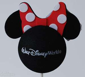 Disney World Minnie Bow Car Antenna Topper Ball NEW  