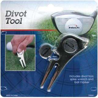 New Golf Divot Tool, Spike Wrench,Ball Marker All in One  