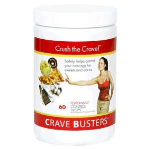 Crave Busters Control Drops with Fresh Mint Liquid Center, Peppermint 