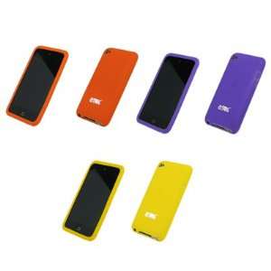   Cases (Orange, Purple, Yellow) for Apple iPod Touch 4 Gen Cell Phones