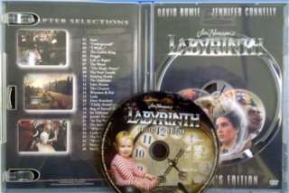 LABYRINTH Jim Henson, David Bowie, Creature Fantasy DVD  