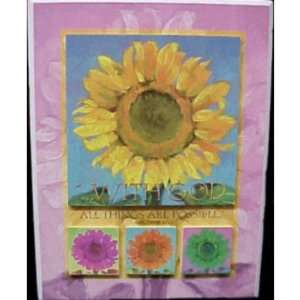 Dayspring Religious Plaque    Sunflower Case Pack 50