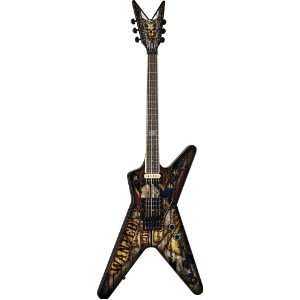  Dean Guitars DB WANTED Electric Guitar   Wanted Graphic 