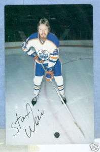 1979 80 NHL Edmonton Oilers Postcard Stan Weir  