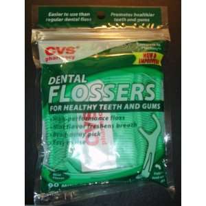   CVS Brand Dental Flossers (Mint Flavor) 90 Ct