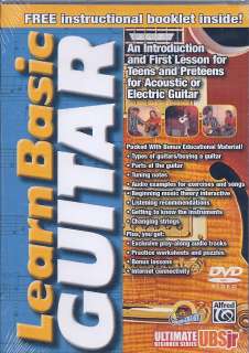   First Lesson for Teens and Preteens for Acoustic or Electric Guitar
