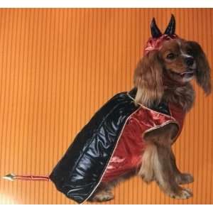  Deluxe Devil Dog Halloween Pet Costume (Medium Size 13 20 