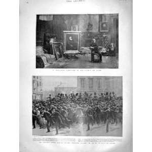  1899 Benjamin Constant Art Studio Paris Riots Brussels 