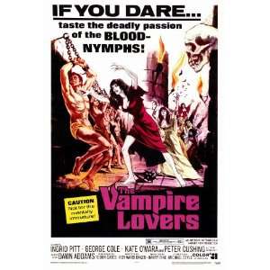  The Vampire Lovers (1970) 27 x 40 Movie Poster Style A 
