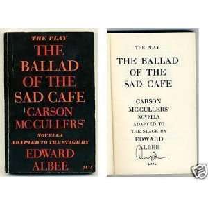  Edward Albee The Ballad of The Sad Cafe Signed Book 
