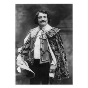 Enrico Caruso in Operatic Costume. 1908 Premium Poster Print, 18x24