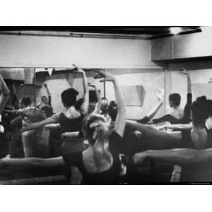  Ballet Master George Balanchine Working with Dancers at 