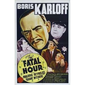   27x40 Boris Karloff Grant Withers Marjorie Reynolds: Home & Kitchen