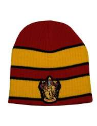 Harry Potter Gryrffindor House Crest Hogwarts Striped Beanie Hat