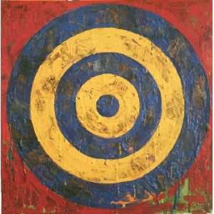 Target, 1974 by Jasper Johns. Size 26.00 X 26.00 Art 