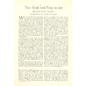   1903 True Gods & False in Art by Jean Leon Gerome 
