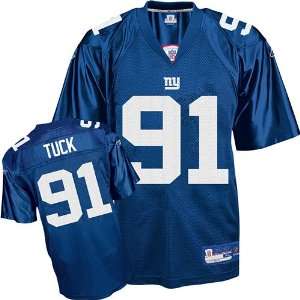  New York Giants Justin Tuck Replica Team Color Jersey 