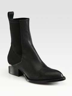 Alexander Wang   Anouck Chelsea Leather Ankle Boots    