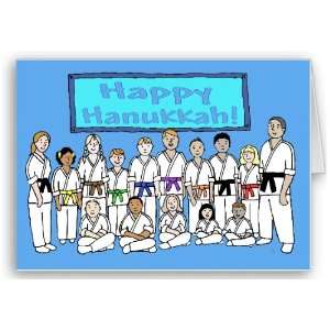  Martial Arts Class Happy Hanukkah Card Health & Personal 