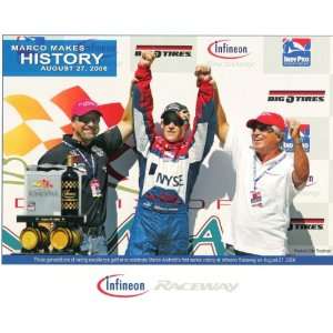  2007 Mario/Michael/Marco Andretti Infineon Indy Car win 