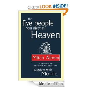   Five People You Meet in Heaven Mitch Albom  Kindle Store