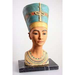  Nefertiti Egyptian Queen Bust, Gallery Quality, Color   E 