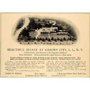  1924 Ad Ralph Peters Estate Garden City James Reilly 