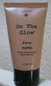 TanTowel On the Glow Face Tinted Daily Moisturizer with Retinol 2 fl 