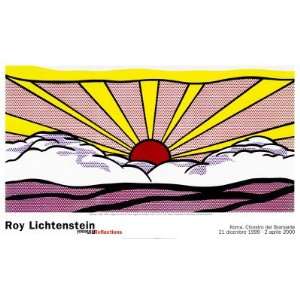 Roy Lichtenstein Sunrise 1999 Pop Art Oil Painting