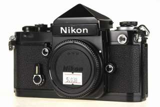 Black Nikon F2 Film SLR Camera w/DE 1 Finder  