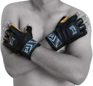 RDX Ultimate Weight Lifting Body Building Gloves Gym Fitness Training 