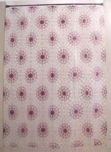 CIRQUE de FLEUR Shower Curtain Lavender White Flowers  