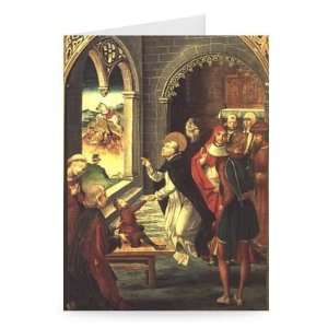 St. Dominic Resurrects a Young Boy by Pedro   Greeting Card (Pack of 