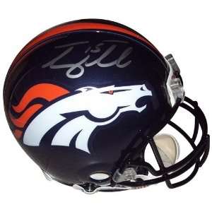  Tim Tebow Autographed Denver Broncos Authentic Helmet   Tebow 