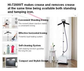 HAAN New 2012 Stand Steam Iron Garment Steamer HI 7200WT White  