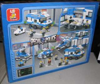 Sluban Building Blocks Special Police S.W.A.T. Headquarters 859 PC Set 