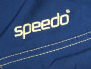 Speedo Blocket Mens Swim Shorts Size L Blue New {  