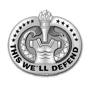  US Army Drill Sergeant Badge (Gray) Decal Sticker 3.8 6 