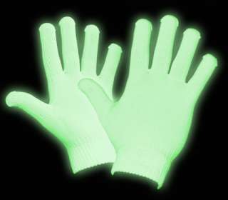 Glow in the Dark Winter Party Light Glowing Gloves   Small  