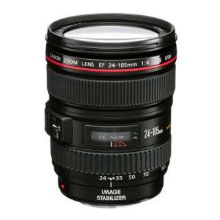 USA Warranty Canon EF 24 105mm f/4L IS USM Autofocus Lens + UV Filter 