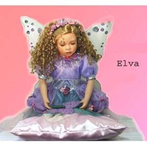   inch kneeling limited edition porcelain fairy doll by Elegant Creation