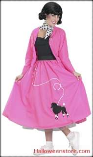 Grease Licensed Ladies Poodle Skirt and Sweater  