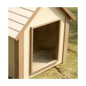  Large Size Dog House Flap Door in Clear   NewAgeGarden 