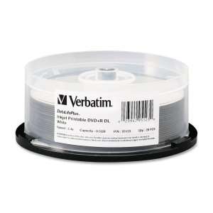  Verbatim DataLifePlus 6x DVD+R Double Layer Media. 20PK DVD 