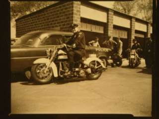 Vintage Harley Davidson Police Motorcycle & Car Cop Bike At The 