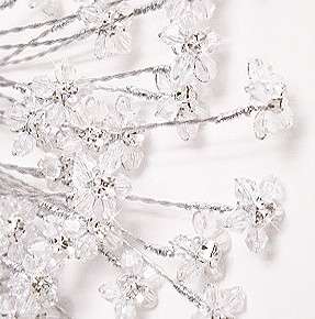 12 Austrian Crystal Flower Bridal Bouquet Jewelry  