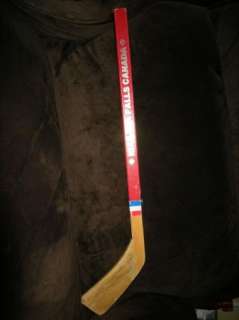 Miniature vintage wooden hockey stick souvenir Canada  