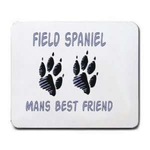  FIELD SPANIEL MANS BEST FRIEND Mousepad