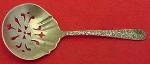 BRIDAL BOUQUET BY ALVIN STERLING NUT SPOON PCD 4 3/4  